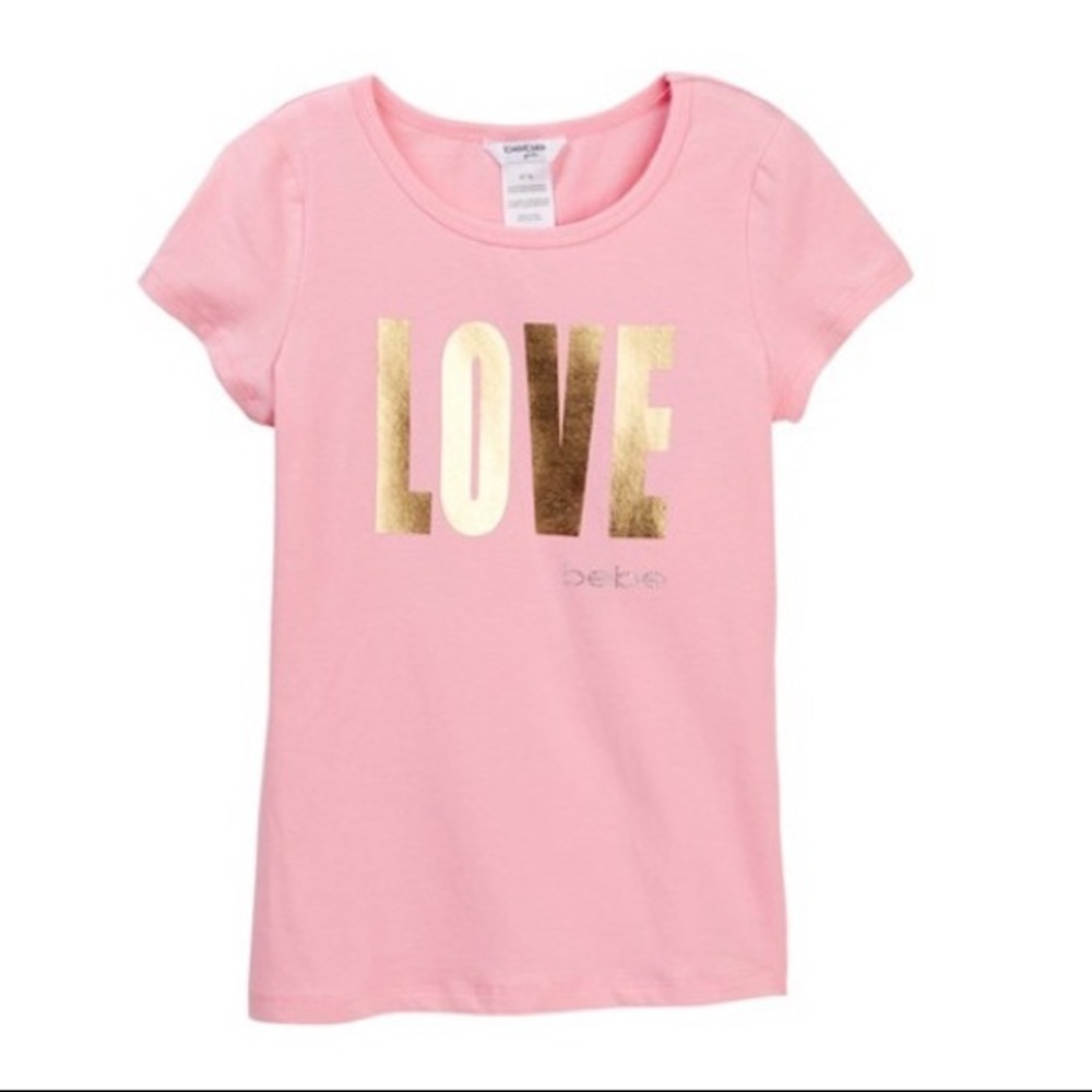 Bebe Foil Love tee